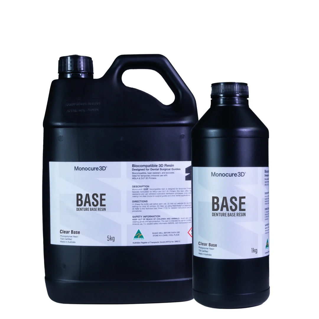 Denture Base Resin - Clear (TrueShade™ System) - Monocure3D