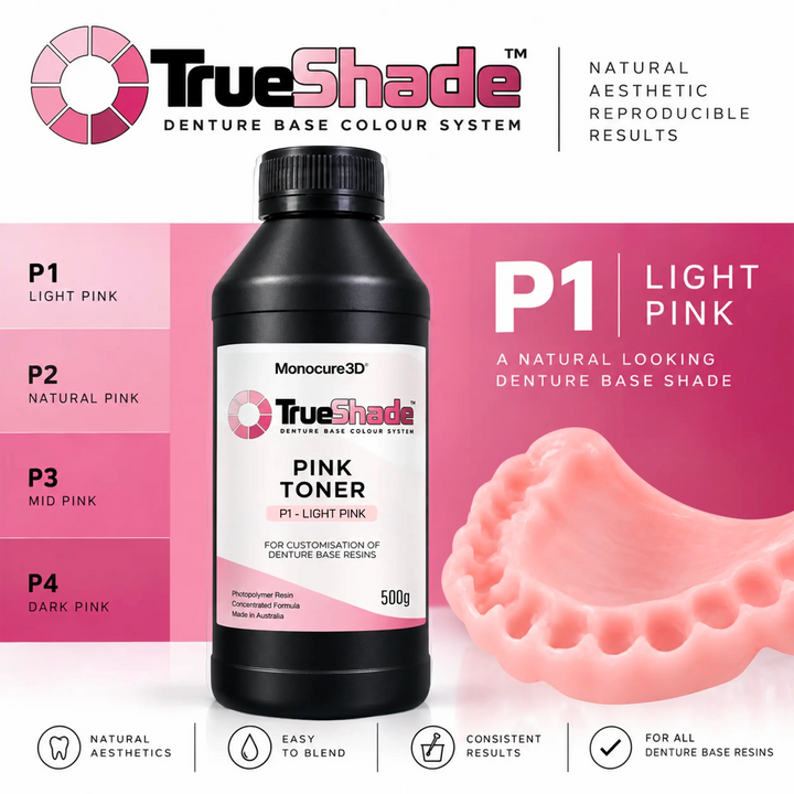 Denture Base + TrueShade™ Bundle - Monocure3D