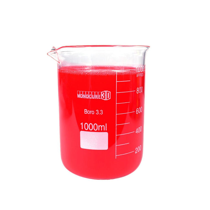 Resin Measuring Beakers | 250ml, 500ml, 1000ml (Size Options) - Monocure3D