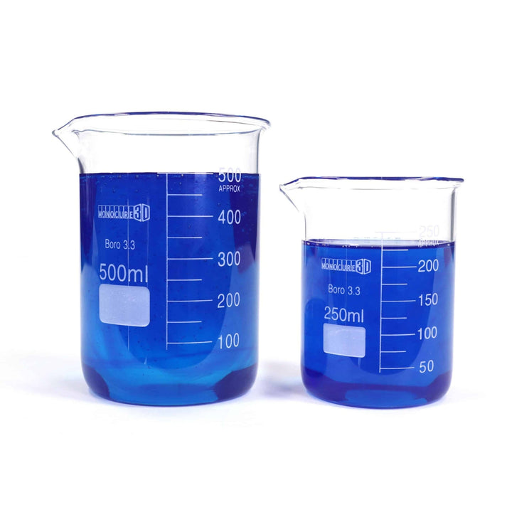 Resin Measuring Beakers | 250ml, 500ml, 1000ml (Size Options) - Monocure3D