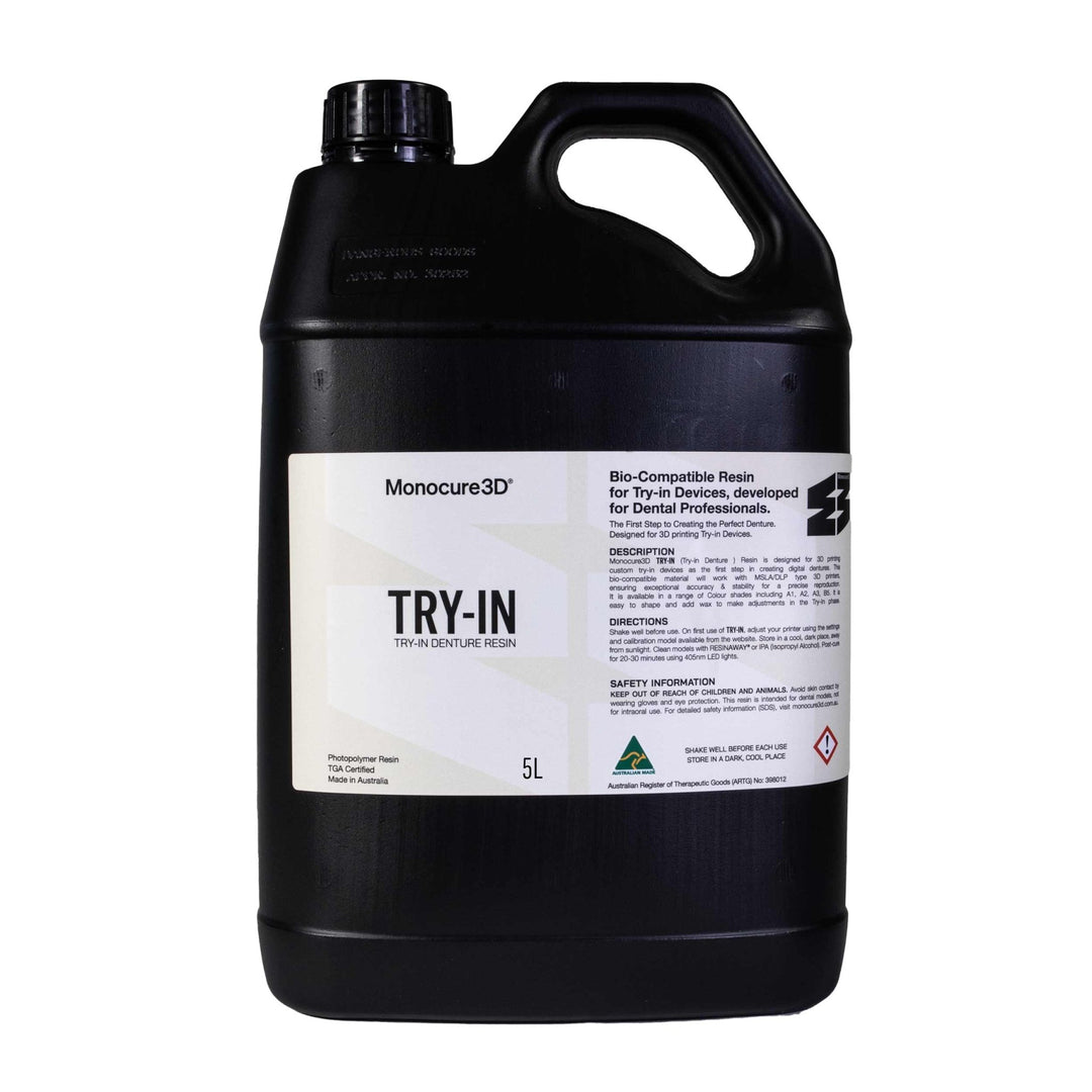 TRY-IN Biocompatible Dental Resin - Monocure3D
