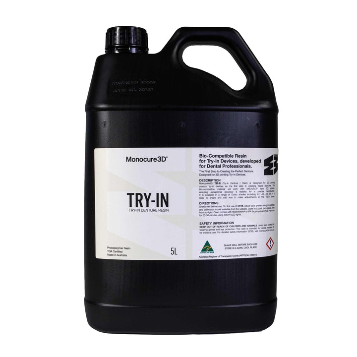 TRY-IN Biocompatible Dental Resin - Monocure3D