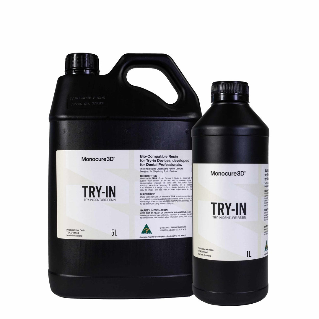TRY-IN Biocompatible Dental Resin - Monocure3D