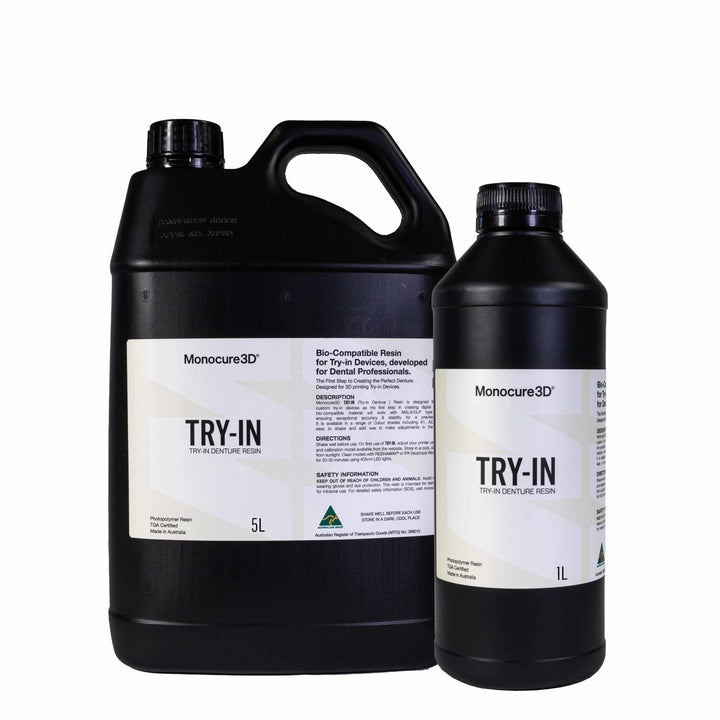 TRY-IN Biocompatible Dental Resin - Monocure3D