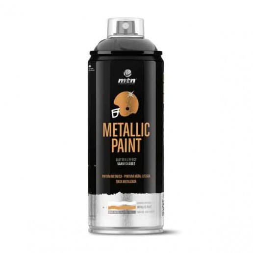 MTN PRO Spray Paint - Metallic - Black