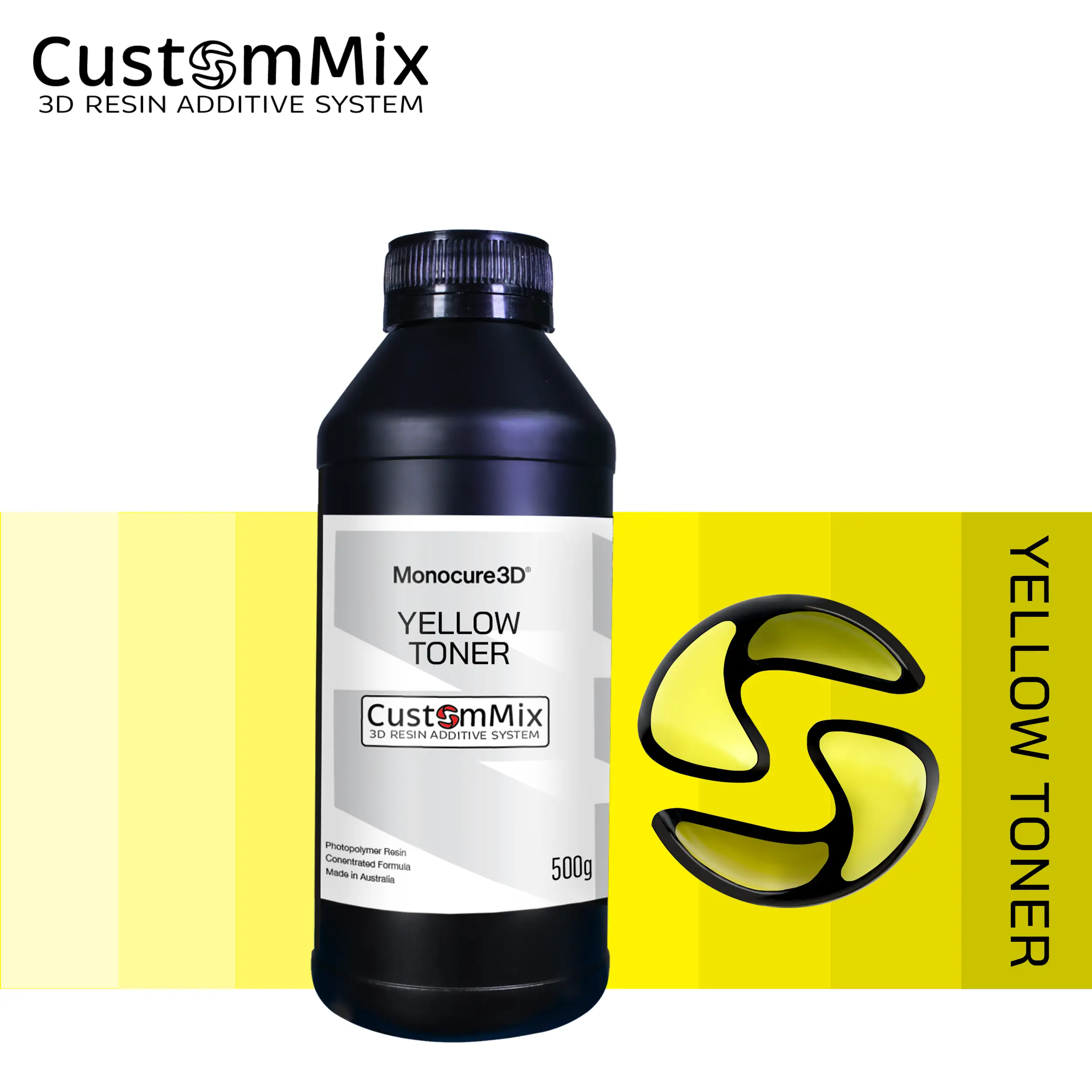 custommix yellow toner